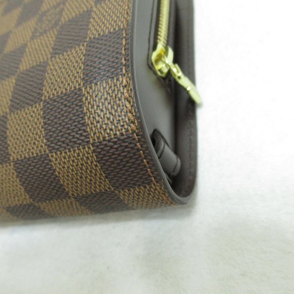 LOUIS VUITTON Saint Louis Clutch Second Bag Damier Ebene Used LV - Picture 6 of 9